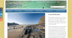 Desktop Screenshot of cornwall-beaches.co.uk