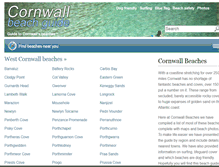 Tablet Screenshot of cornwall-beaches.co.uk